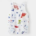 thumbnail image 5 of Karoyedx Boy Shirts Boys Athletic Tank Tops Breathable Mesh Undershirts Sleeveless Muscle T-Shirts for Kids White Size,6-7 Years, 5 of 5