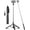Black, variant on 71" Phone Tripod & Selfie Stick, All in One Extendable Cell Phone Tripod with Wireless Remote, Tripods Stand for iPhone & Travel Selfie Stick 360° Rotation Compatible with iPhone Android, Camera