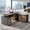 Right Return, variant on Vivvoo 78.74inch L Shaped Adjustable Executive Standing Desk with Cabinet Drawers