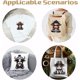 thumbnail image 5 of 6Pcs 6 Styles Plastic Heat Transfer Film Logo Stickers Set for DIY T-Shirt Bags Hats Jackets Cattle 200x170~190mm 1pc/style, 5 of 7