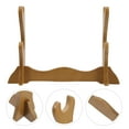 thumbnail image 2 of Support d'Épée en Bois Massif 2 Couches Support d'Épée Médiéval Katana, 2 of 8