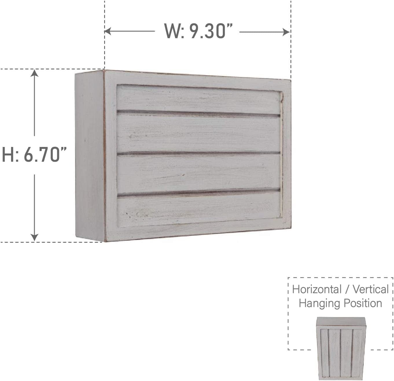CH1305-WW-Craftmade Lighting-Designer - Shiplap Design Chime - 6.25 inches wide by 8.5 inches high