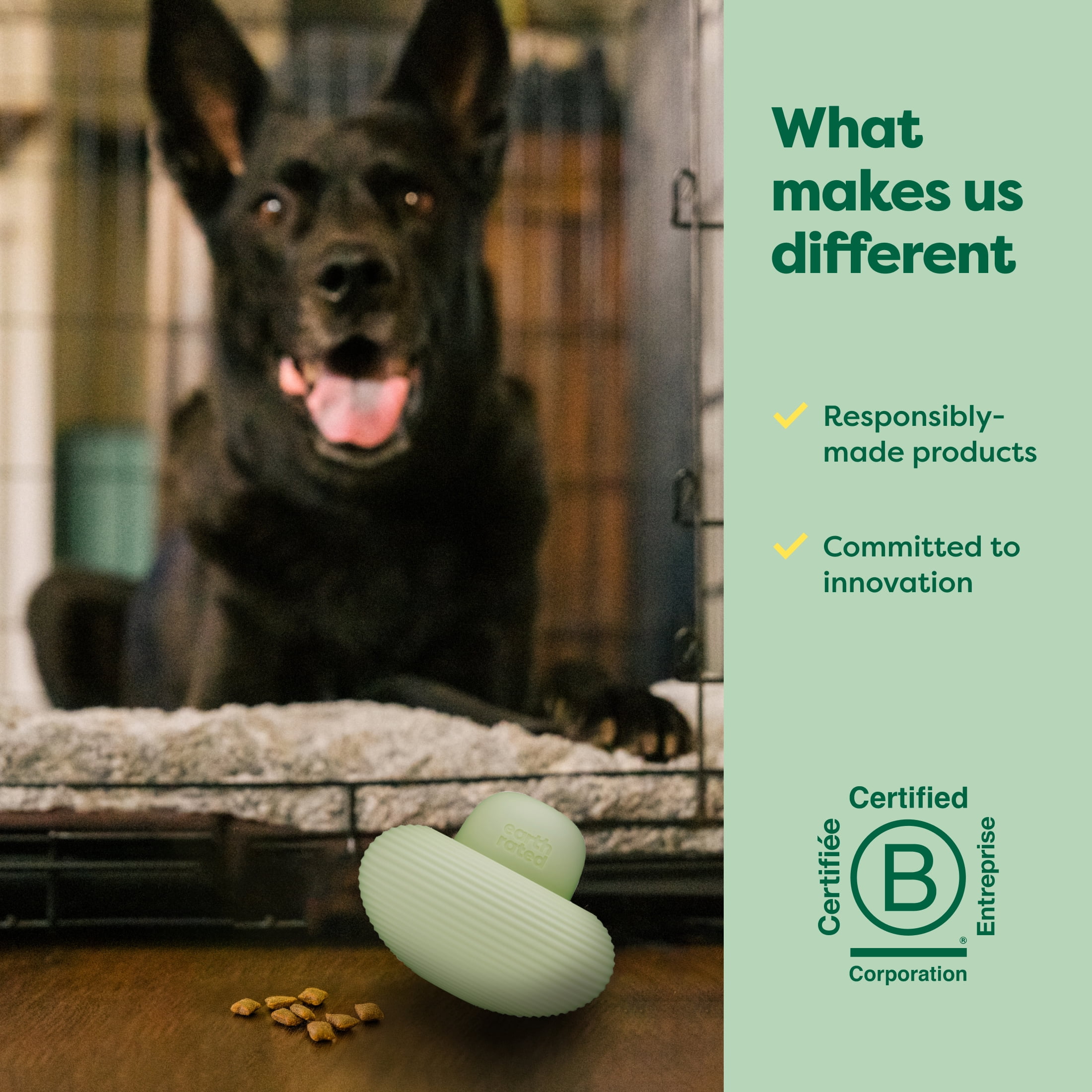 Earth Rated Nibbler Dog Toy, Treat Dispensing Enrichment Toy for Dogs, EARTH RATED TREAT DISPENSER TOY