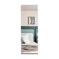 thumbnail image 2 of We Have Furniture Wall Mounted Shoe Rack With Mirror Chimg, Single Door, White Finish, 2 of 6
