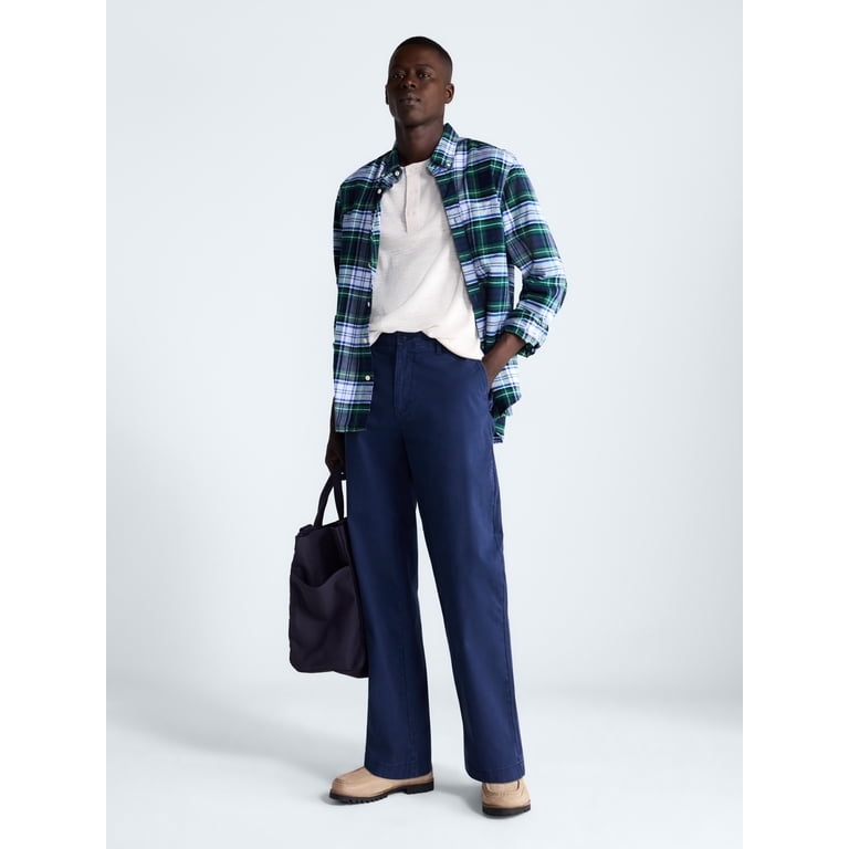 Free Assembly Men's Loose Fit Straight Leg Chino Pants photo 2