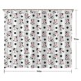 thumbnail image 5 of White Cow Black Dot Cow Pattern Shower Curtain 84"x72" ,Bathroom Decorative Shower Curtains Set with 12 Hooks,Modern Waterproof Washable Shower Curtain, 5 of 6