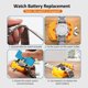 thumbnail image 4 of Mira el Kit de Herramientas de Reemplazo de la Batería de la Batería Ratio de la Llave de la Llave de la Llave para Rotar la Caja de la Cubierta del Reloj de Reloj Abierta, 4 of 7