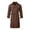 Coffee, variant on Mens Trench Coat Double Windbreaker Overcoat Notched Lapel Long Jacket Overcoat Fall Winter Business Long Jacket Light Blue XL