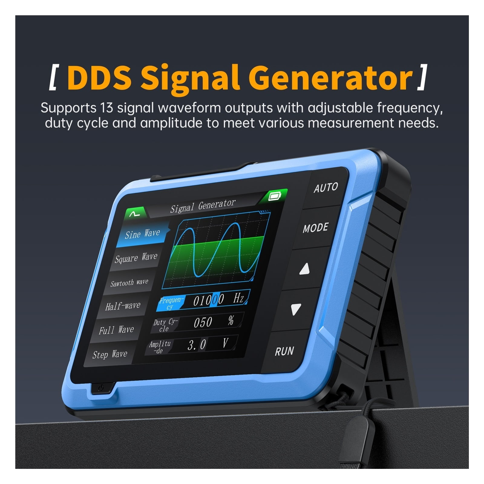 Mini Handheld Digital 2 IN 1 Oscilloscope Portable 48MS/s 10MHz Bandwidth Electronic Repair Tool
