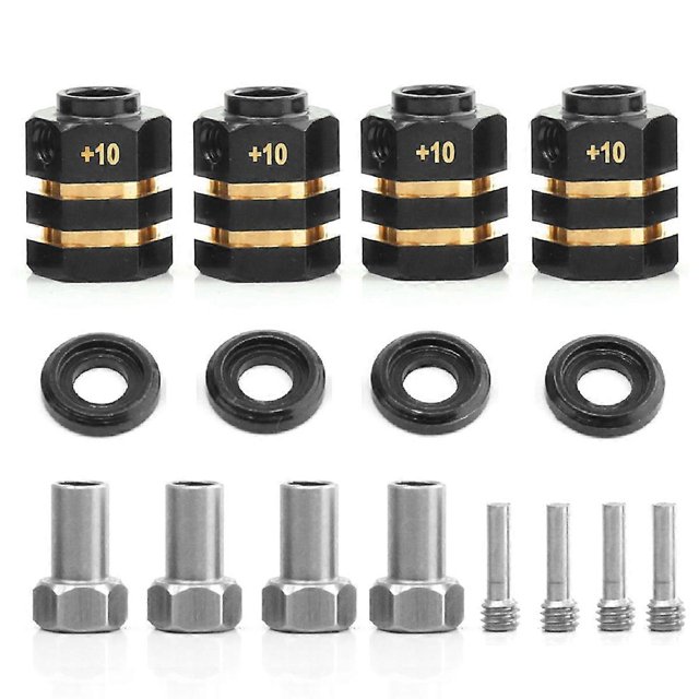 RC Brass Spacers Wheel Hex Hub Extenders for TRX4 TRX6 Wheels Extension Hex Drive Adapter( Thickness