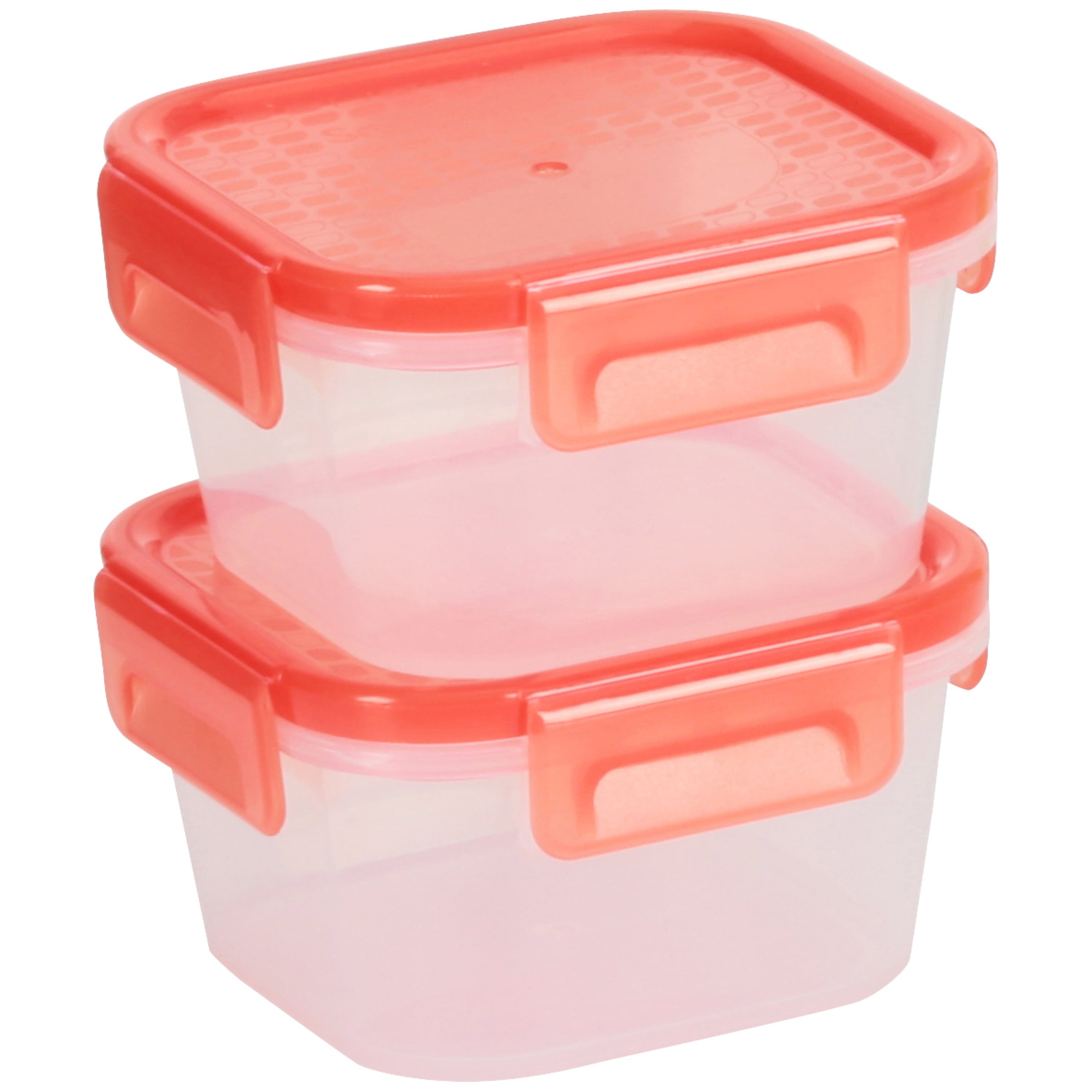 Aoibox 24-Piece Glass Food Storage Containers with Upgraded Snap Locking  Airtight Lids Set, Red SNPH002IN377 - The Home Depot