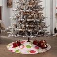 thumbnail image 4 of Bingfone Christmas Tree Skirt Mat Christmas Decoration Interior 48" -Hand Drawn Strawberry, 4 of 6