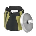 thumbnail image 2 of Black Cats in Green Ashtray with Lid Cigarette Ashtray Stainless Steel Ash Tray Ash Holder for Home Outdoor, 2 of 7