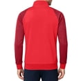 thumbnail image 5 of Guluxicc Mens Athletic Jackets with Pockets Color Block Mock Neck Full Zipper Long Sleeve Gym Workout Jackets for Running Everyday Fall Winter, 5 of 6