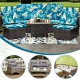 thumbnail image 2 of SHANNA 2 Pack Printed Patio Stretch Sofa Cushion Covers, Floral Pattern Outdoor Sofa Cushion Covers, Replacement Washable Couch Chair Cushion Covers Porch Patio Furniture Protector, 2 of 10