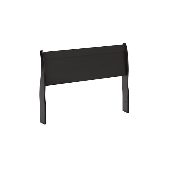 Signature Design by Ashley Casual Huey Vineyard Queen Sleigh Headboard  Black