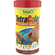 TetraColor XL Tropical Granules with Natural Color Enhancer, 2.65 Oz