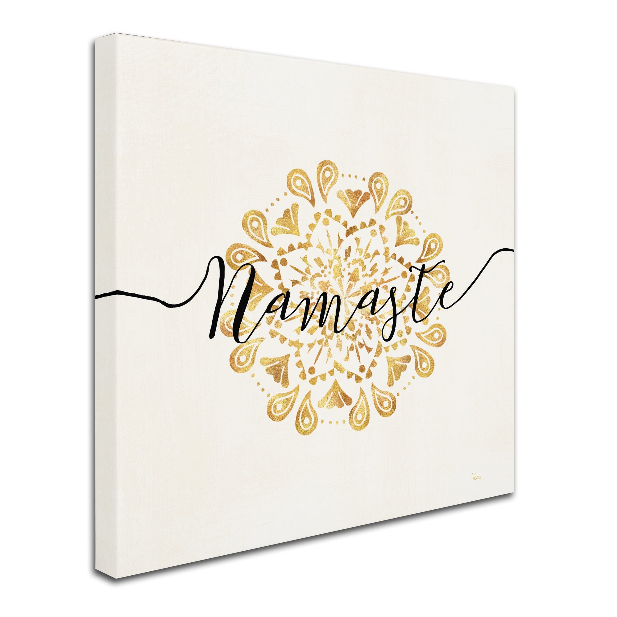 Trademark Fine Art 'Namaste I' Canvas Art by Veronique Charron