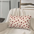 thumbnail image 6 of Haiem Pillowcase for Hair and Skin Queen - Ladybug With Mushroom Printed Soft Pillowcase with Envelope Closure-14"x20", 6 of 8