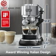 thumbnail image 4 of Delonghi Dedica Maestro Plus Espresso Machine with Automatic Steam Wand, EC950M, 4 of 18