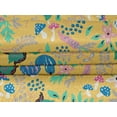 thumbnail image 4 of oneOone Velvet Yellow Fabric Leaves & Flowers Floral Sewing Fabric By The Yard Printed Diy Clothing Sewing Supplies 58 Inch Wide, 4 of 5