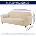thumbnail image 3 of Subrtex 1-Piece Jacquard Damask Sofa Slipcover Soft Stretchy Couch Cover, 3 of 6