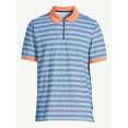 thumbnail image 5 of Free Assembly Men's Oxford Pique Zip Polo Shirt, 5 of 6