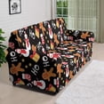 thumbnail image 3 of XYZCANDO Cute Christmas Theme Couch Cover for 1 Cushion Couch Armchair Slipcover Sofa Cover Living Room Stretch Sofa Slipcover for 4 Seater Furniture Covers, 3 of 6