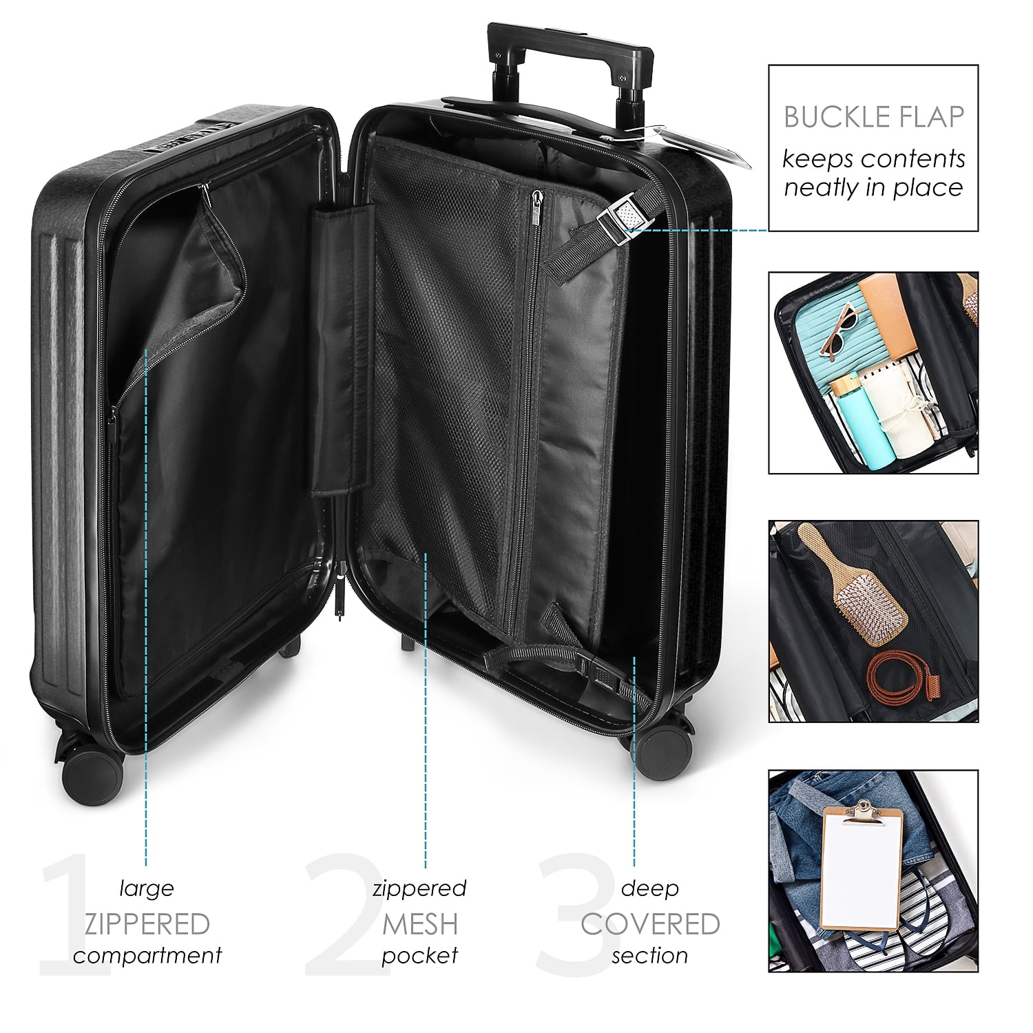 Lightweight hard shell carry on luggage new arrivals