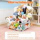 thumbnail image 3 of Funda de puf transparente para almacenamiento animales peluche niños, extra grande, resistente al agua, con cierre, silla PVC y X-Large, 3 of 7