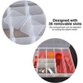 thumbnail image 2 of Clear Plastic Storage Box with 36 Removable Adjustable Compartments for Jewelry Tools Small Fishing Tackle Crafts and Accessories, 2 of 5