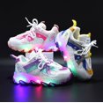thumbnail image 2 of Zapatillas de deporte brillantes para niños con zapatos ligeros para niños, zapatillas de deporte luminosas para niños y niñas, zapatos para niños con luz LED, color de imagen, 22, plantilla de 13,8 cm Sailing Electrónica, 2 of 3