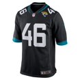 thumbnail image 2 of Men's Nike Ross Matiscik Black Jacksonville Jaguars Alternate Game Jersey, 2 of 4