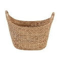 thumbnail image 6 of Better Homes & Gardens Extra Large Natural Water Hyacinth Boat Decorative Storage Basket, Set of 2, 6 of 7
