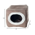 thumbnail image 2 of PETMAKER Cat House for Rabbits, Guinea Pigs, and Small Animals, Light Brown, 2 of 7