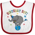 thumbnail image 3 of Inktastic Circus Elephant 1st Birthday Boy Boys Baby Bib, 3 of 4