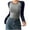 Gray, variant on Kaemgyyd Going out Tops for Women Slim Casual Solid Color Crew Neck Tunic Tee Long Sleeve Tight Shirt Basic Layering Streetwear