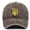 Coffee, variant on Gyujnb Baseball Cap Washed Finish Adjustable Ukraine Badge Embroidery for Couples Daily Outdoor Outings (Unisex),One Size