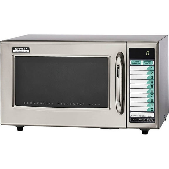 Sharp Medium-Duty Commercial Microwave Oven (15-0429) R-21LVF1 Cubic Feet