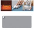 thumbnail image 3 of Miulika Tapis Chauffant pour Bureau Ordinateur Portable PC Tapis Toucher Chaud Contrôle 3 Vitesses Auto Lumière Gris, 3 of 9