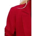 thumbnail image 3 of Frontwalk Ladies Outwear Long Sleeve Blazer Business Jackets Women Casual Blazers Coat Red XL, 3 of 4