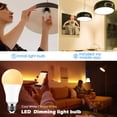 thumbnail image 2 of Bombilla De Luz Led Inteligente Con Wifi, Asistente De Google, Aplicación De Control De Voz, Control Remoto, Bombilla Led De Varios Colores Regulable Moyic HA026268-02, 2 of 6