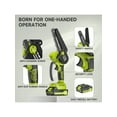 thumbnail image 2 of 6-Inch Cordless Mini Chainsaw Set - Lightweight Powerful DIY Garden Tool Father's Day Christmas Gift, 2 of 7