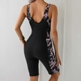 thumbnail image 6 of 2025 Women's New Floral Swimsuit Ruffled Belly Cover Nylon Swimsuit, 6 of 6
