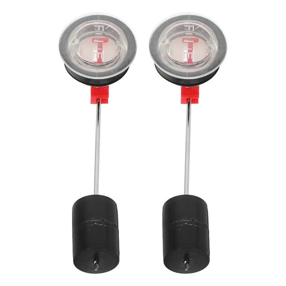 SHISUYAN Acrylic Fuel Gauge for Generator with Cylindrical Float Rod for Home Use Multi Color 2 Pieces