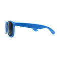 thumbnail image 3 of Classic Iconic Pop Color Horn Rim Sunglasses Blue Black, 3 of 4