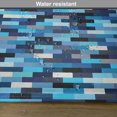 thumbnail image 6 of Ambesonne Blue Place Mats Set of 4, Geometric Design Stripes, Standard Size, Multicolor, 6 of 6