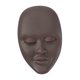 thumbnail image 2 of Cabeza de maniquí para pestañas, peinado, extensiones de pestañas, maquillaje. Color café, 2 of 9
