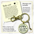 thumbnail image 2 of Golf Coaching Sport Gutsy Goodness Bronze Keychain Great Coach Changes Life Thank You Gift Club Charm, 2 of 8