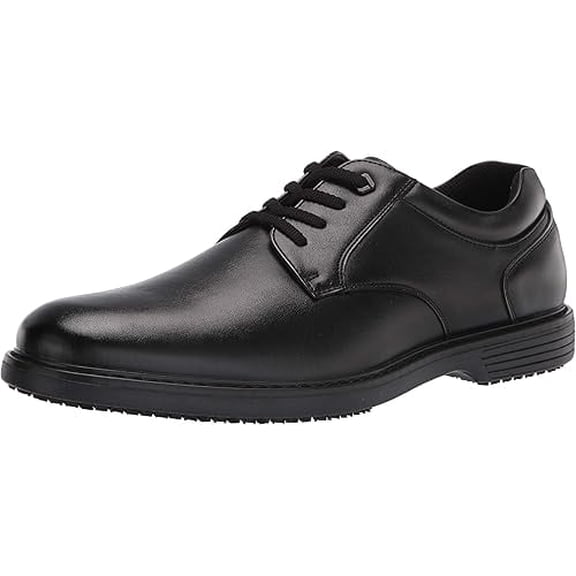Nunn Bush® Wade Men's Oxford Work Shoes Color: Black Size: 12 m